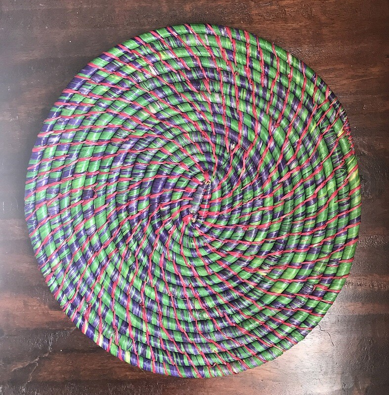 Woven Mat from Liberia - Multi