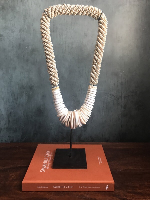 Orange Slice Shell Necklace