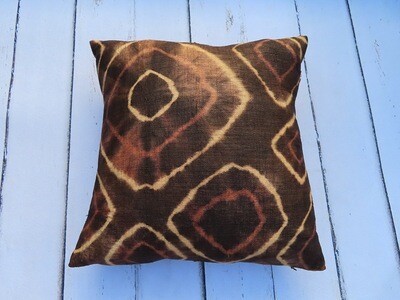 Tie Dye Kuba Cloth Pillow