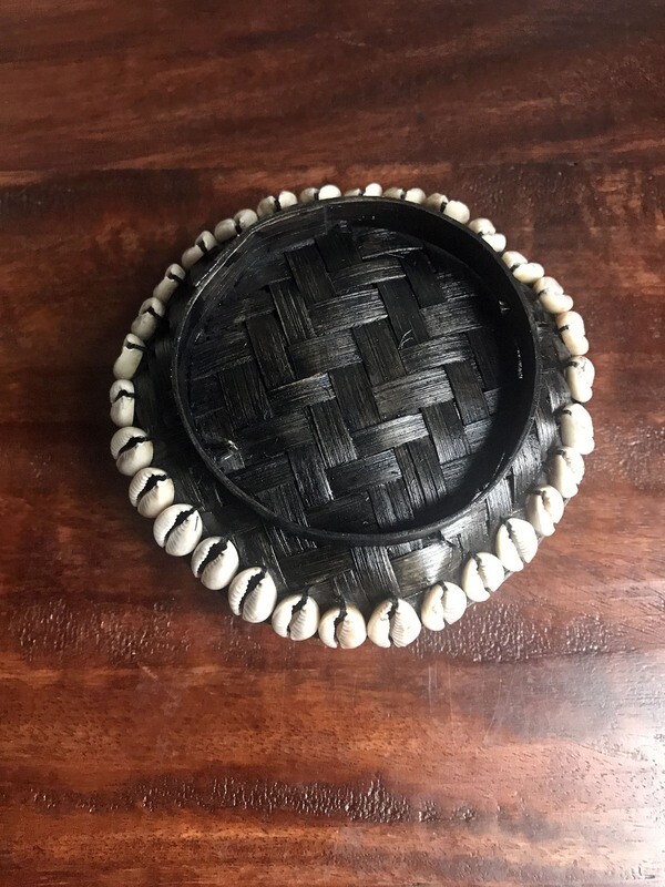 Cowrie Shell &amp; Beaded Jewelry Box