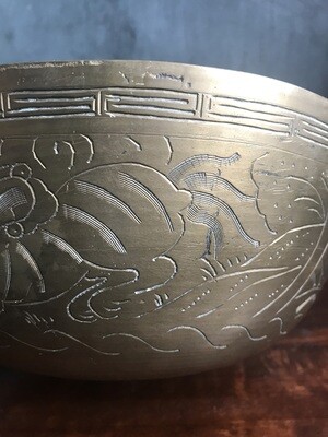 Vintage Brass Bowl