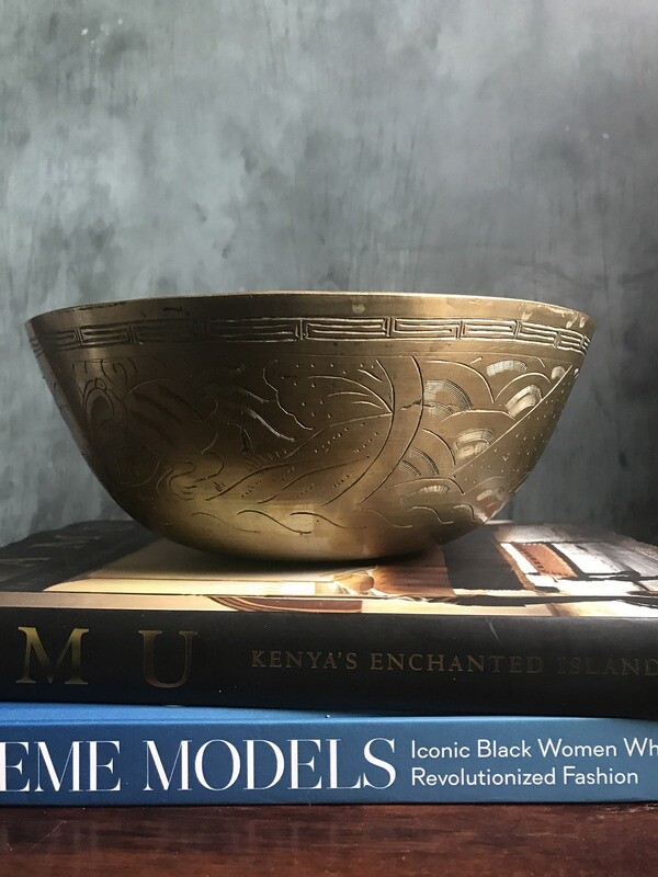 Vintage Brass Bowl