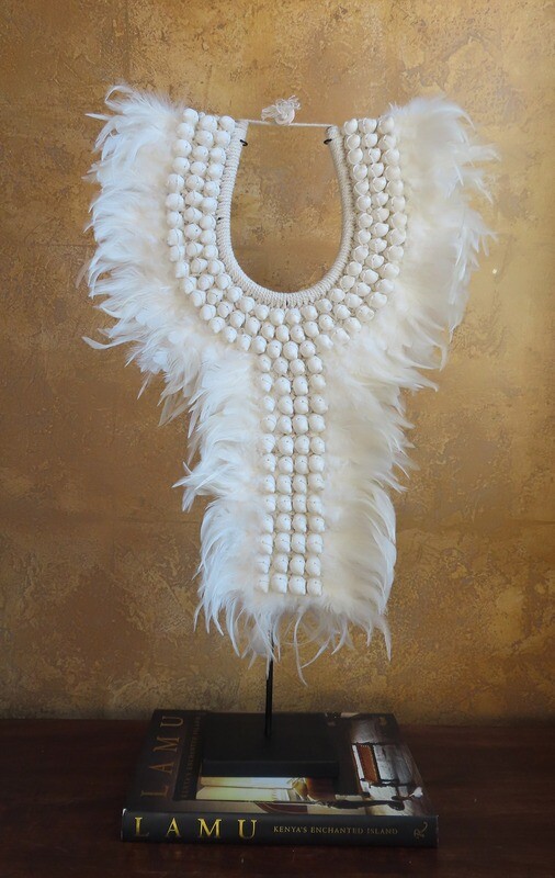 Tribal Necklace from Indonesia 2, WHT