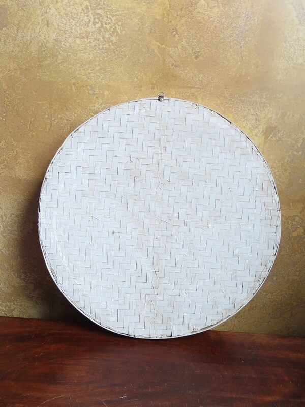 White &amp; Black Beaded Wall Decor - Small