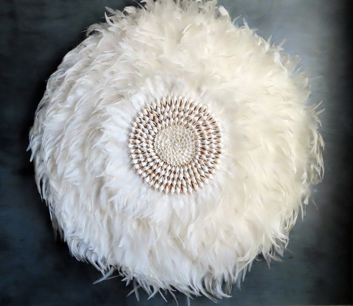 Large White Sea Shell Center Wall Art 1