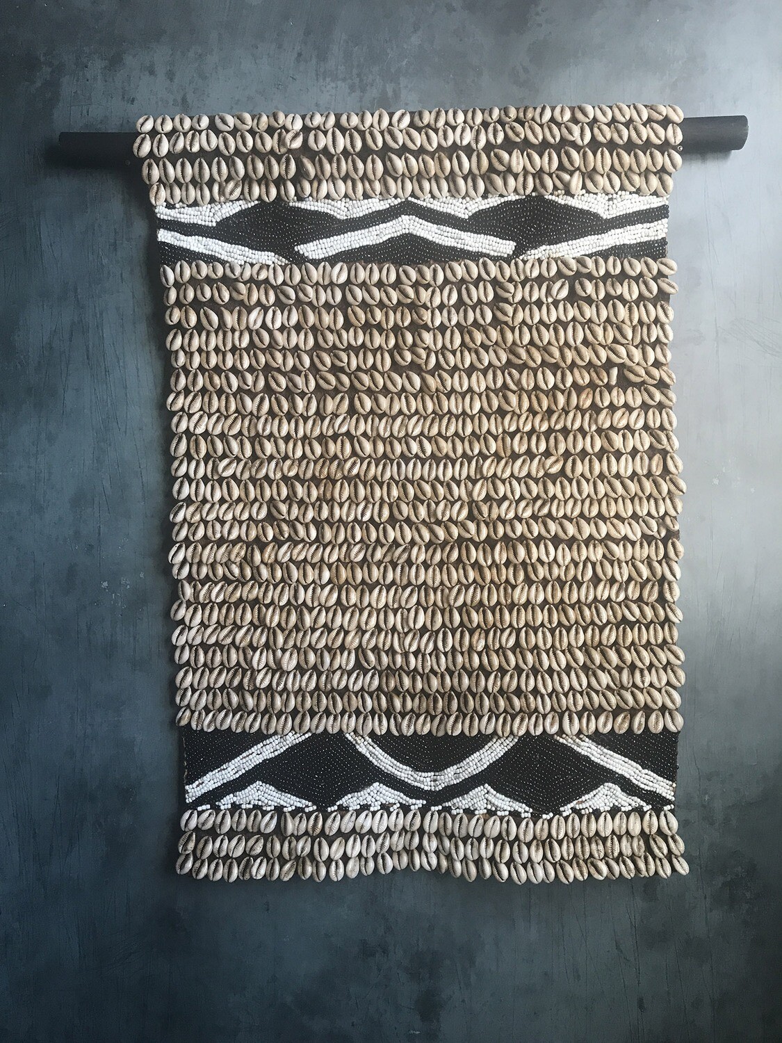 Cowrie Shell &amp; Beaded Wall Decor - 2