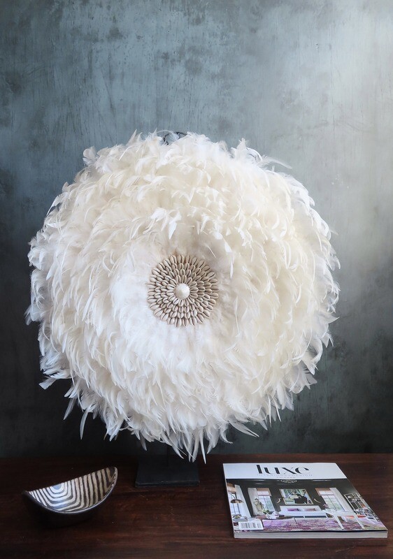 Cowrie Shell Wall Decor - White/Small Irregular