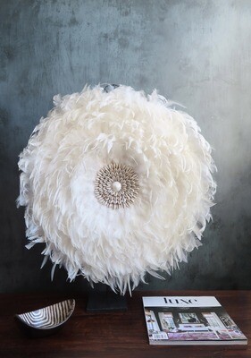 Cowrie Shell Wall Decor - White/Small Irregular