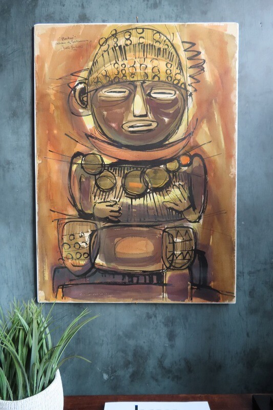 Cuban Painting - &quot;Bachue&quot;