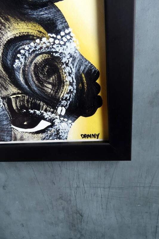 Framed Painting from Cuba by "Danny"