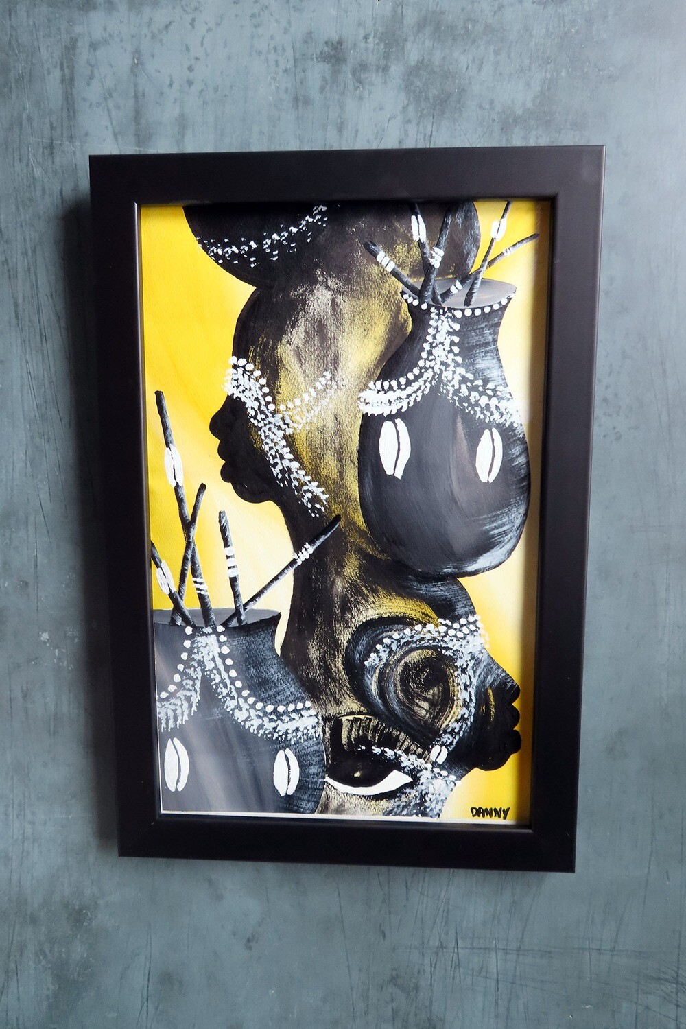 Framed Painting from Cuba by &quot;Danny&quot;