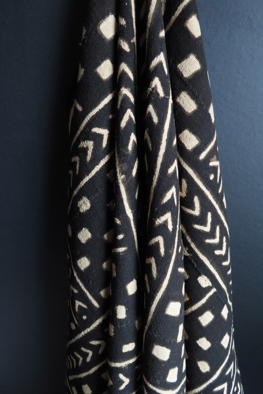 Vintage Mud Cloth Fabric 2
