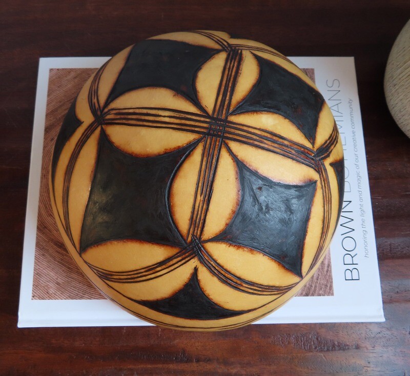 African Gourd Bowl 3