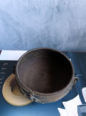 Small Brass Bowl with Side Rings