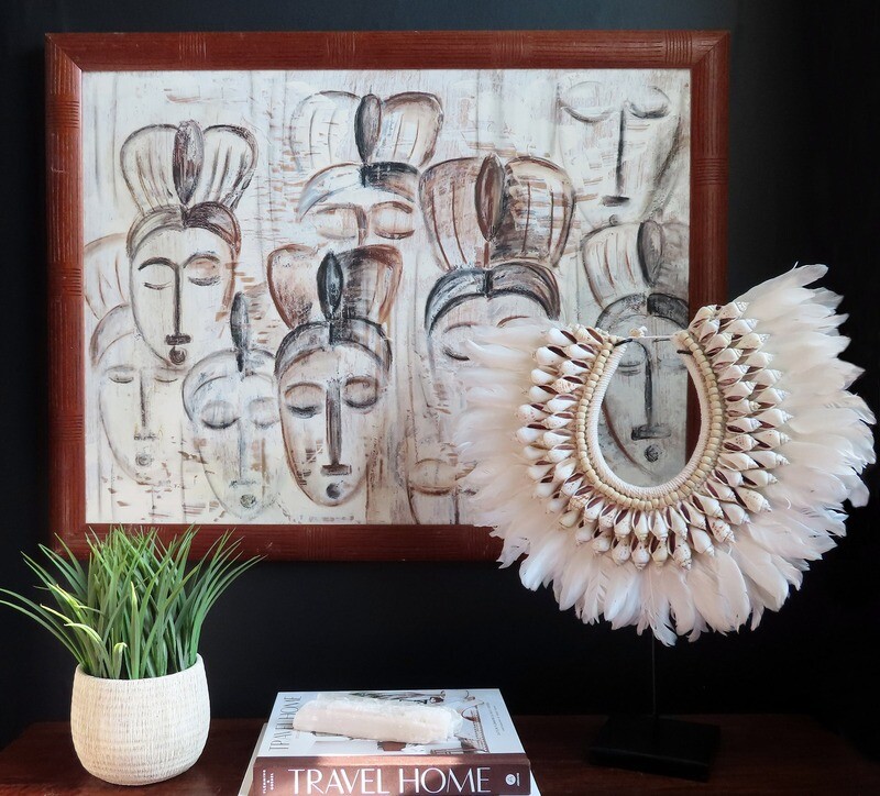 French Framed Painting by Artist Kat