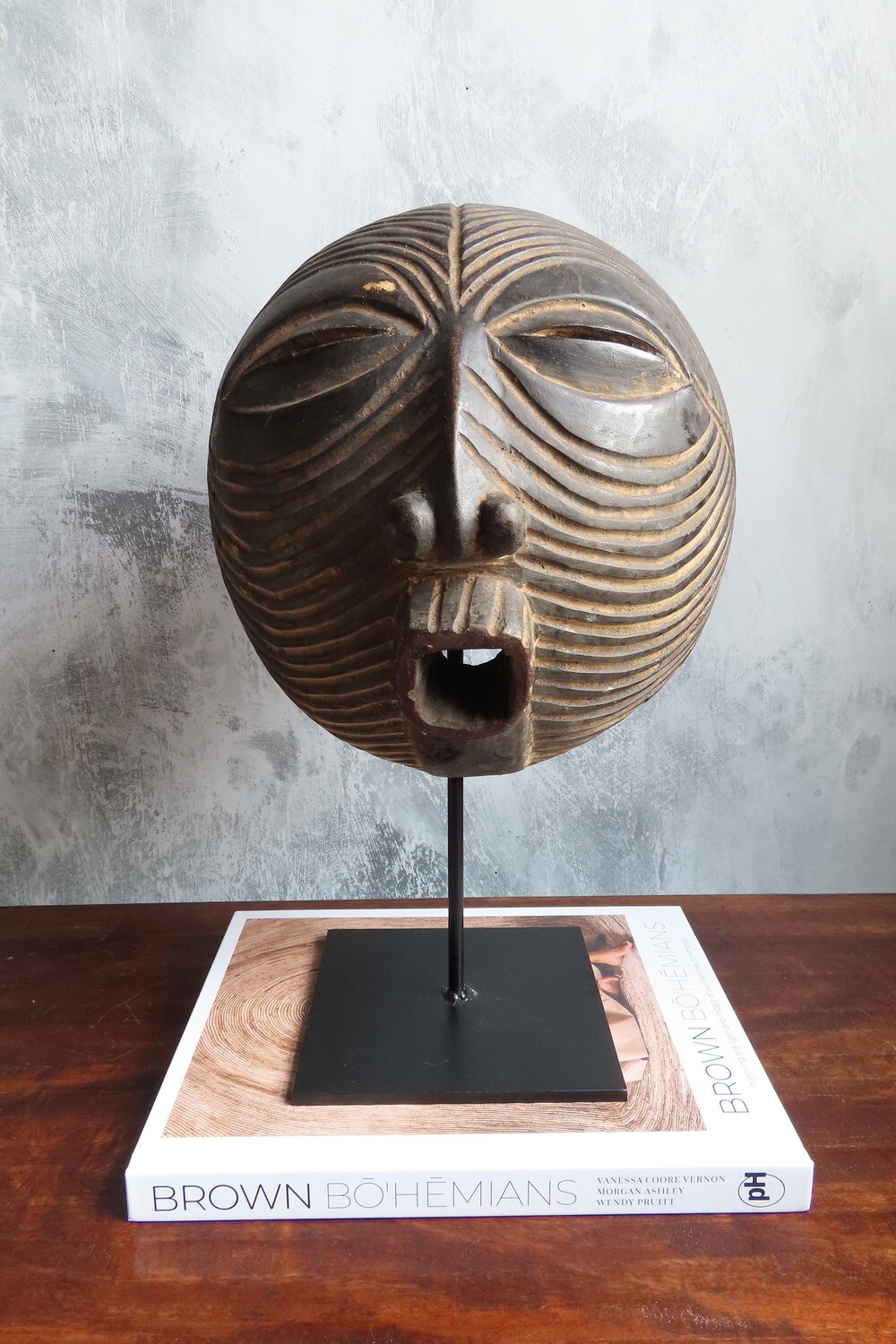Vintage Luba Mask from Congo