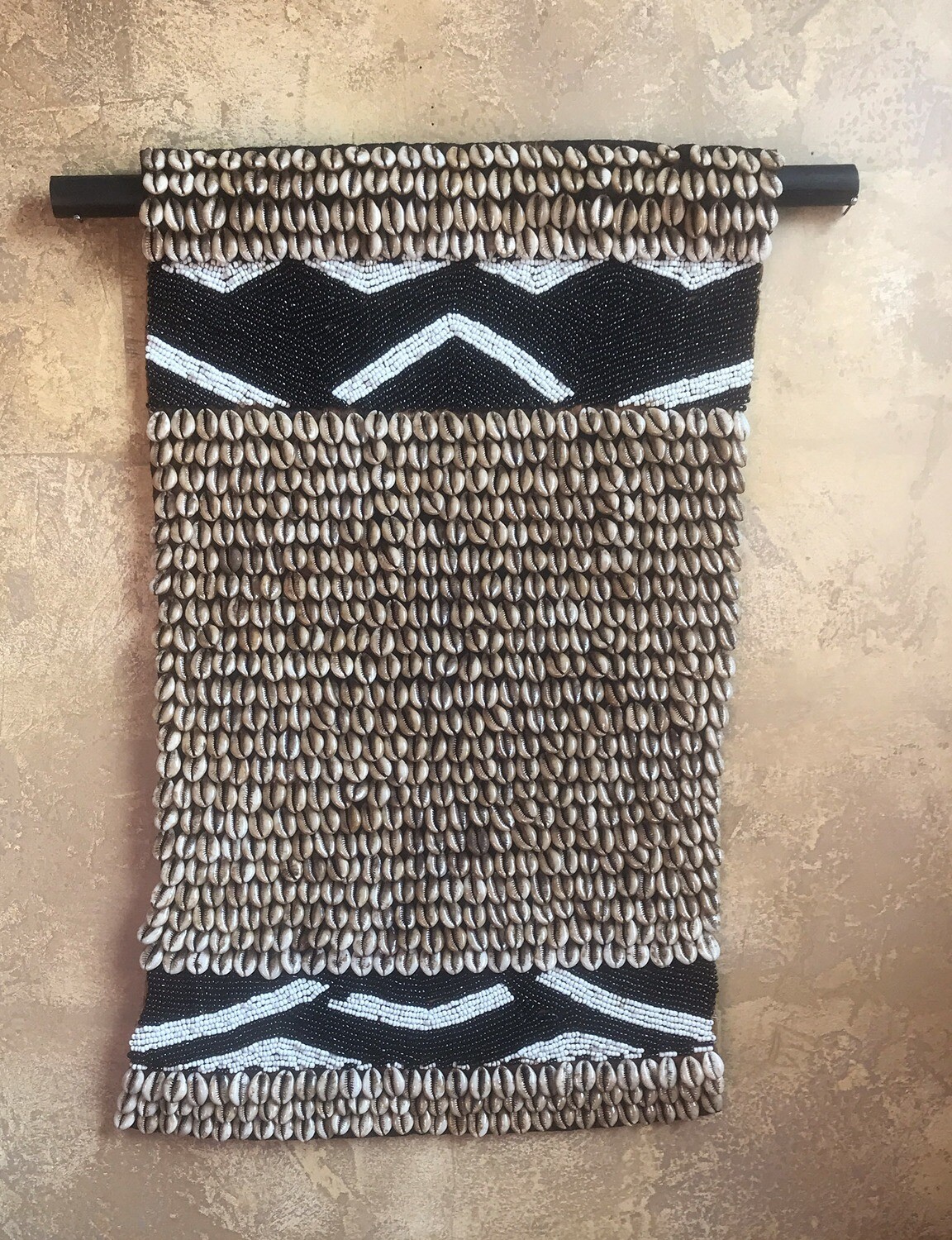 Cowrie Shell &amp; Beaded Wall Decor
