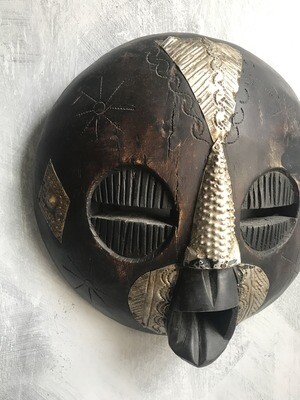 Vintage Round Ghana Mask 2