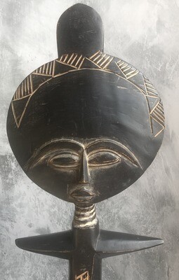 Vintage Fertility Sculpture 2 from Ghana