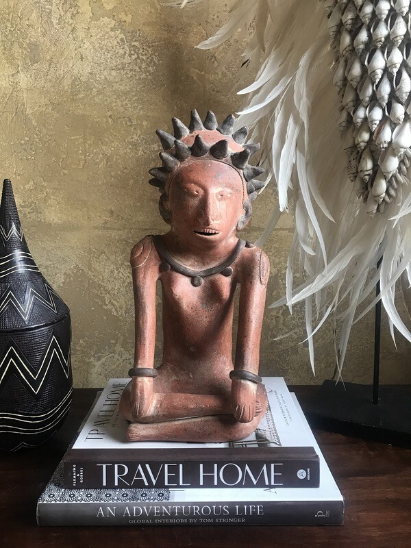 Vintage Terracotta Sculpture from Peru