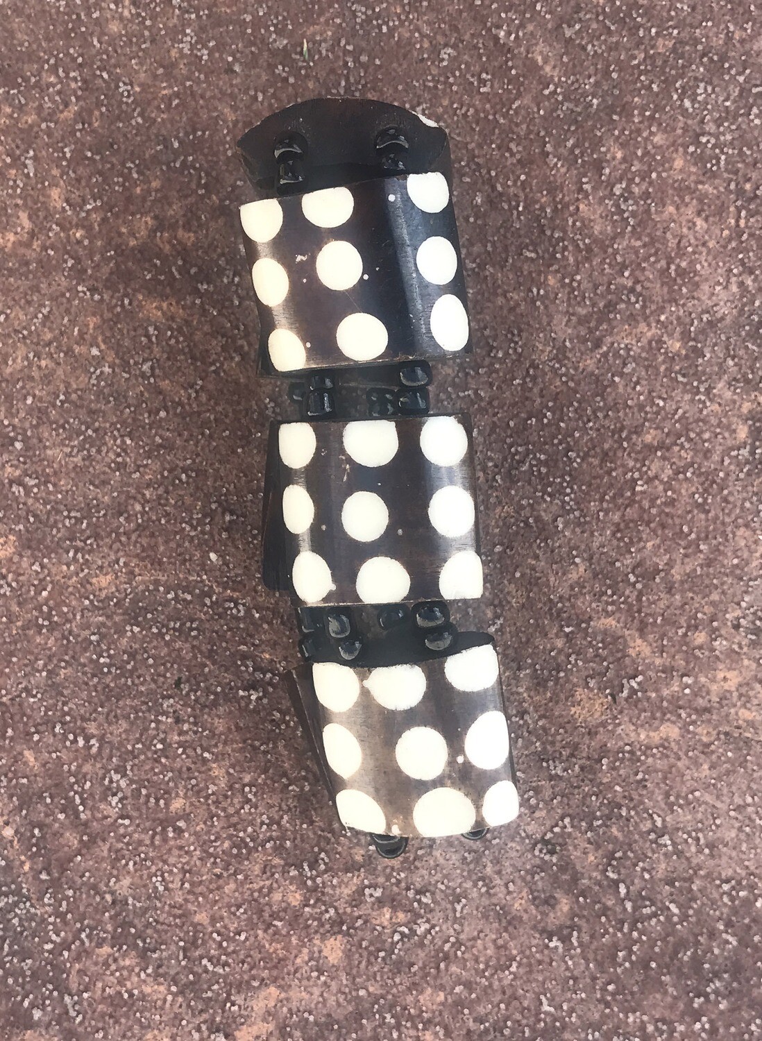 Assorted Stretch Bone Bracelet from Kenya