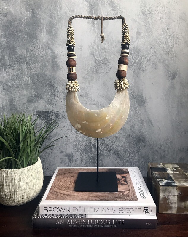 Papua Bead Necklace - White Shell