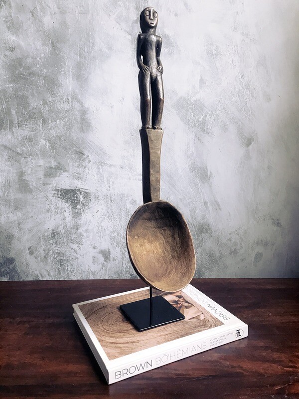 Ifugao Tribal Spoon on Stand