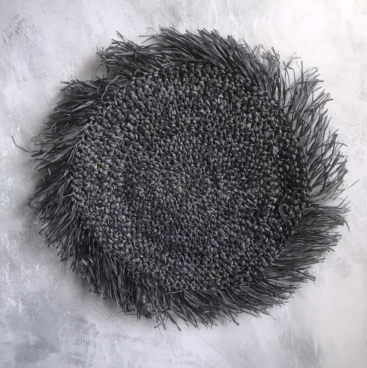 Blue-Gray Fringed Placemats