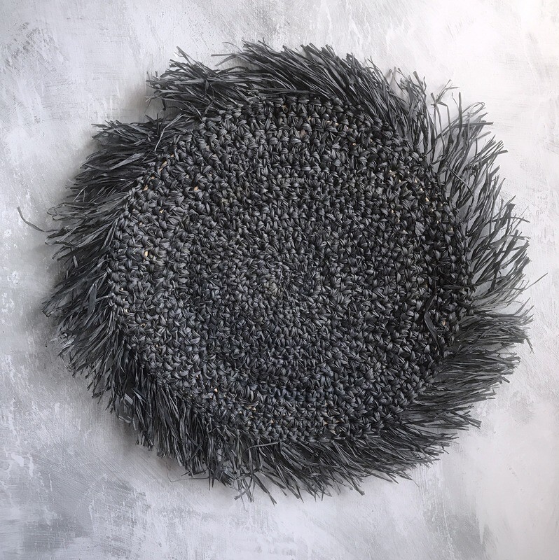 Blue-Gray Fringed Placemats