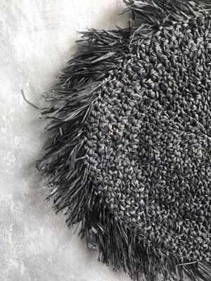 Blue-Gray Fringed Placemats