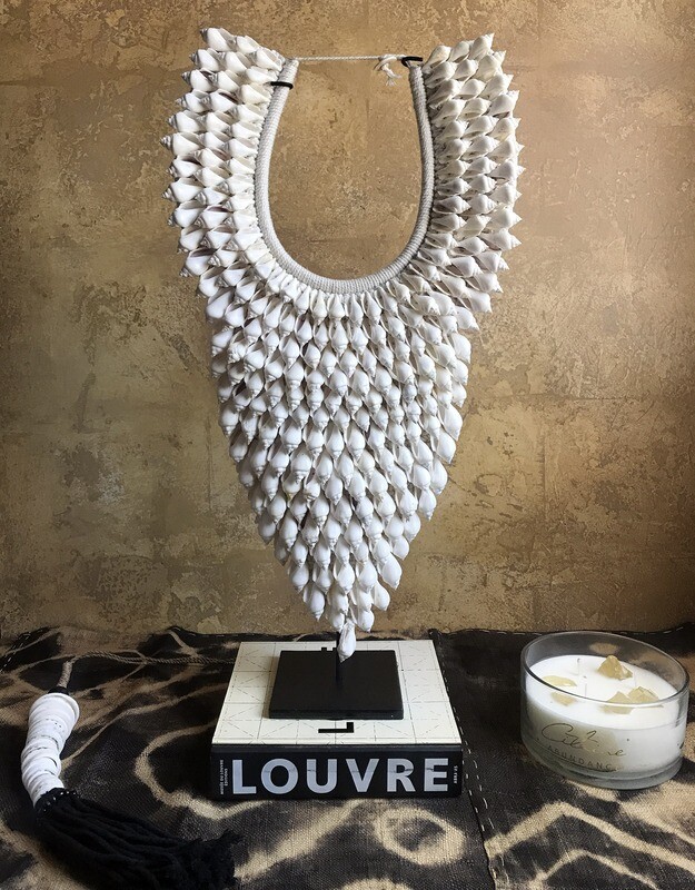 White Tribal Necklace 4