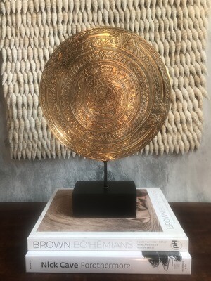 Brass Disc on Stand