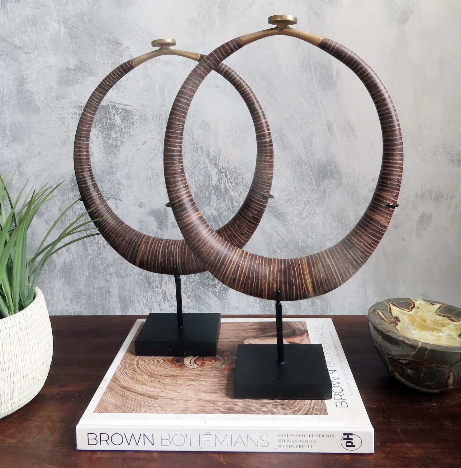 Nias Headhunter Style Necklace (Brown/Natural)