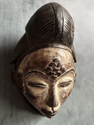 Vintage Small Punu Mask from Gabon 2