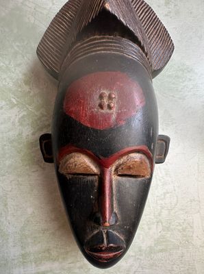 Vintage Mask From Ivory Coast 3
