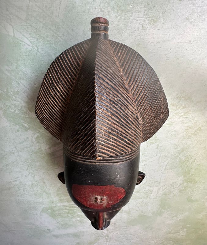 Vintage Mask From Ivory Coast 3