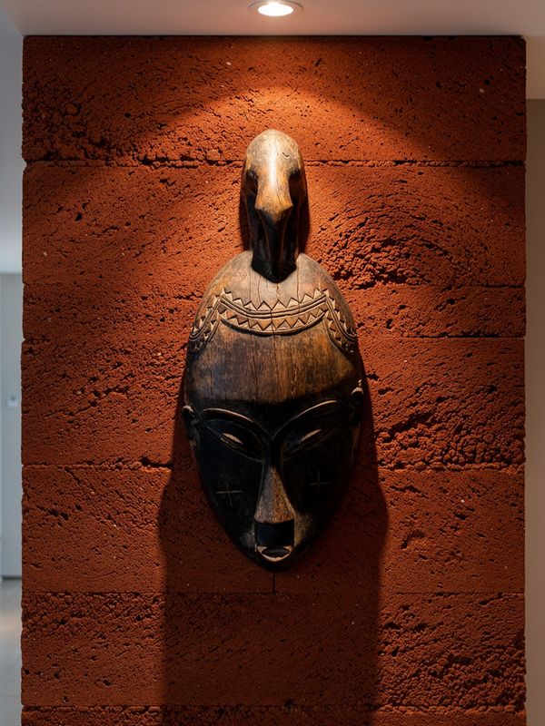 Guro Baule Mask From Ivory Coast 3