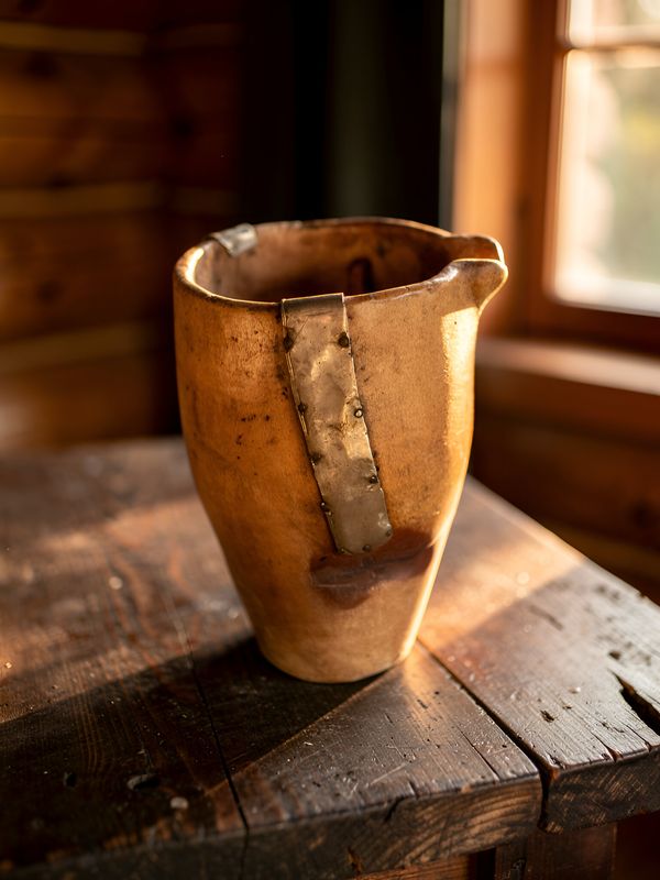 African Pokot Old Milk Water Pitcher 1