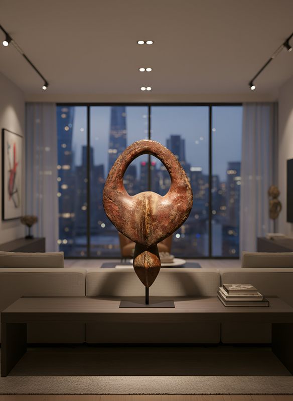 Vintage Mama Sculpture from Nigeria