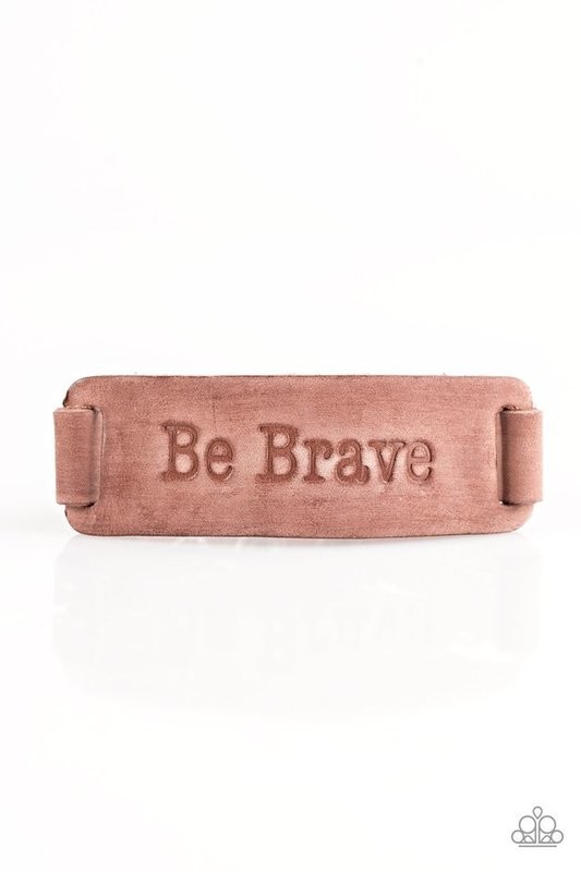 Put On A Brave Face Brown -A