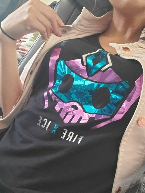 Fire x Ice fitted shirt