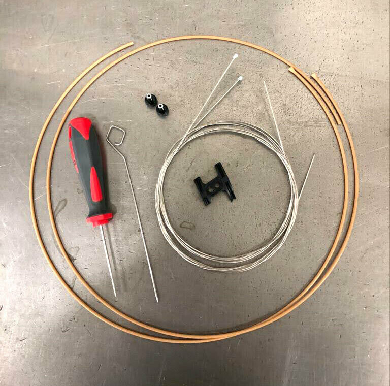 Casati Teflon guides for inner gear cable