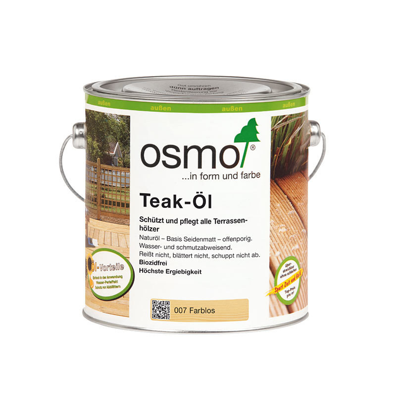 OSMO Teak-Öl 007 Farblos, 750 ml OSMO Teak-Öl 007 Farblos, 750 ml