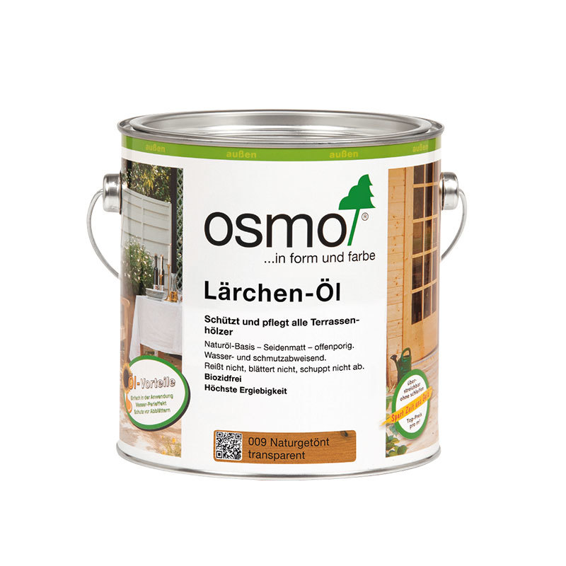 OSMO Lärchen-Öl 009 Naturgetönt, 2,5 L 207260005