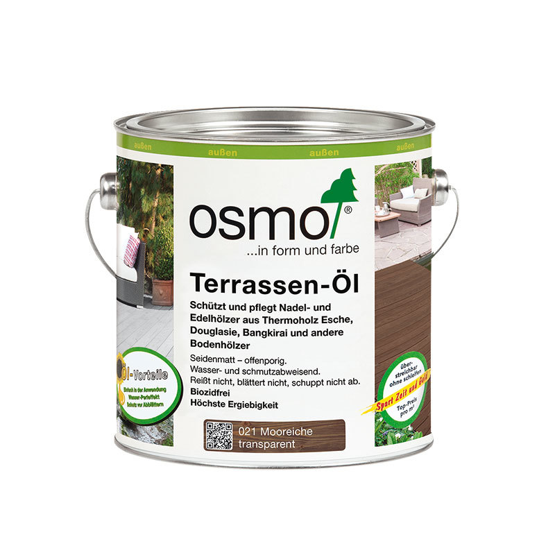 OSMO Terrassen-Öl 021 Mooreiche, 2,5 L 207260067