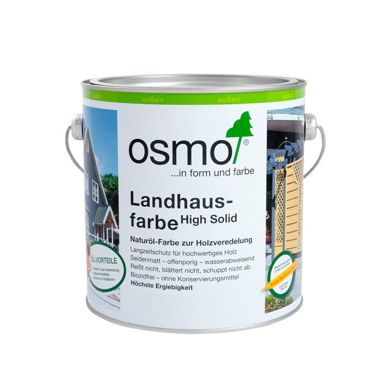 OSMO Landhausfarbe 2703 Schwarzgrau, 2,5 L 207260045