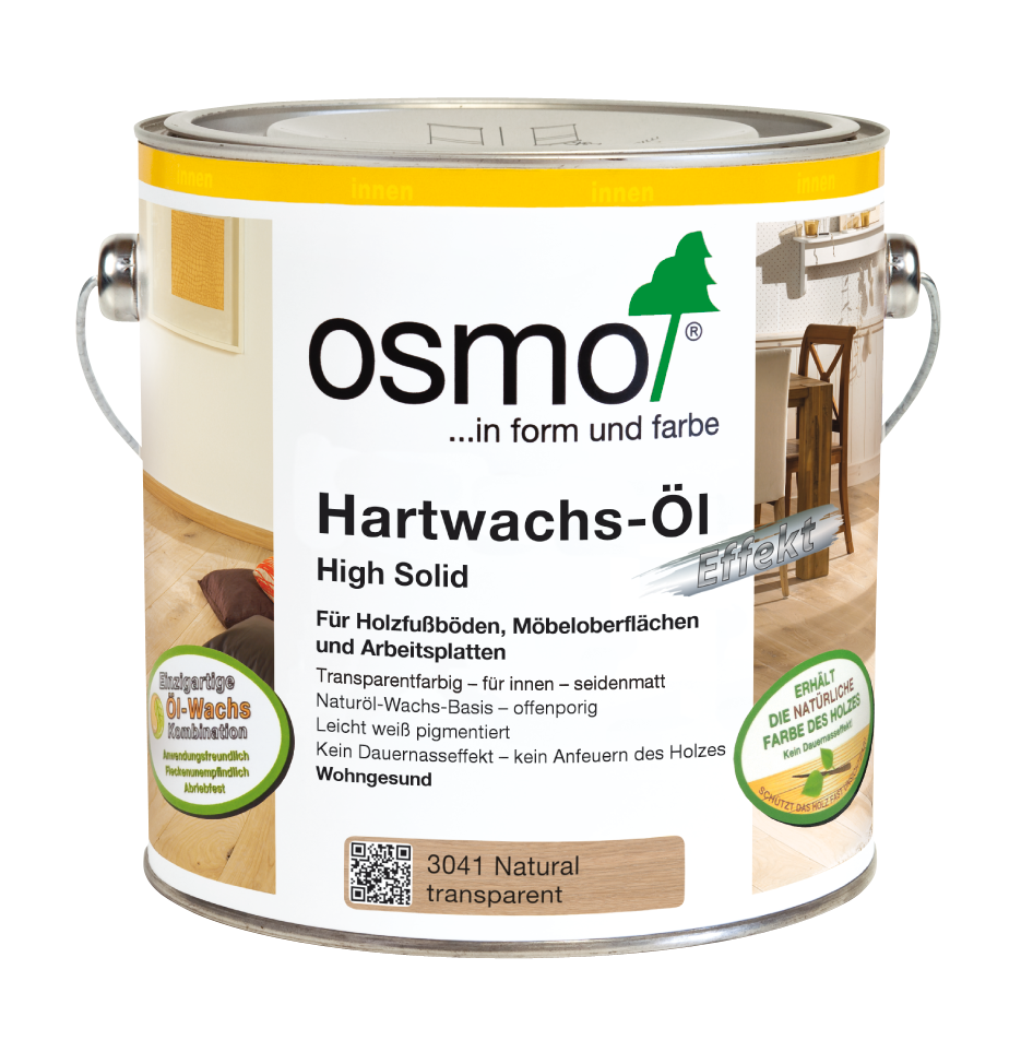 OSMO Hartwachs-Öl 3041 Natural,  2,5 L