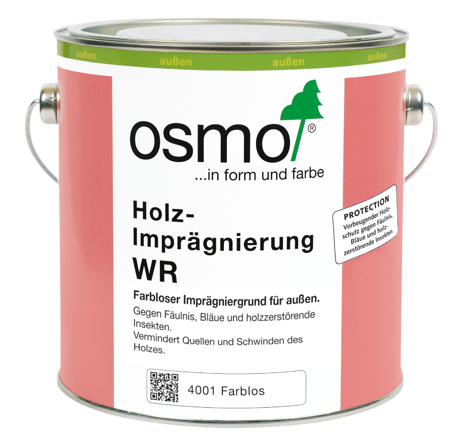 OSMO Holz-Imprägnierung WR 4001 Farblos, 2,5 L 207260087