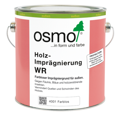 OSMO Holz-Imprägnierung WR 4001 Farblos, 2,5 L