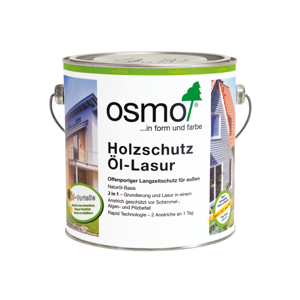 OSMO Holzschutz Öl-Lasur 707 Nussbaum, 2,5 L